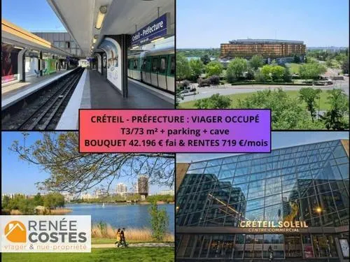 Viager occupé - F78-H79 ans - CRETEIL (94000)