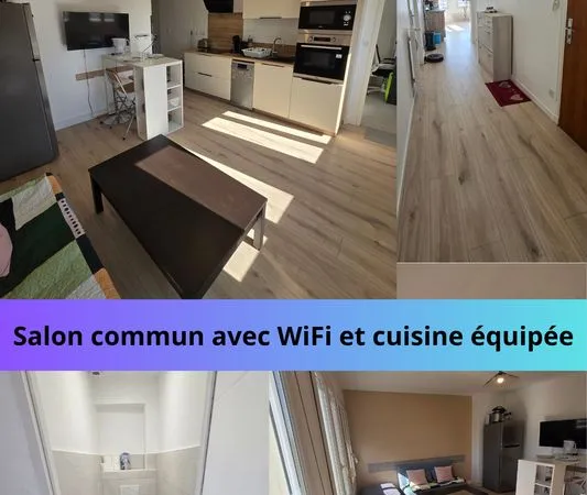✨ Chambre privative a pied du tram "Drapeau" - PROCHE B&B✨