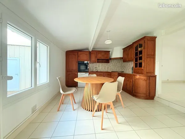 Maison plain pied 3 chambres meuble