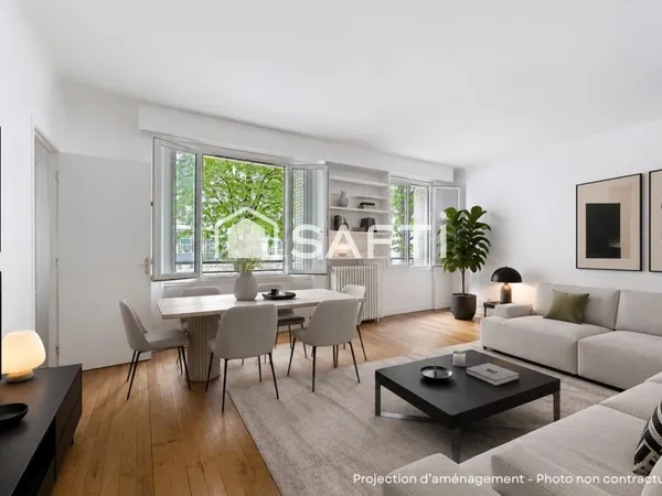 Appartement 4P - 87m² - Auteuil - Paris 16