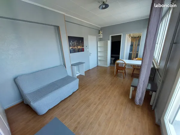 MULHOUSE CENTRE SINNE F1 Meublé 25m2