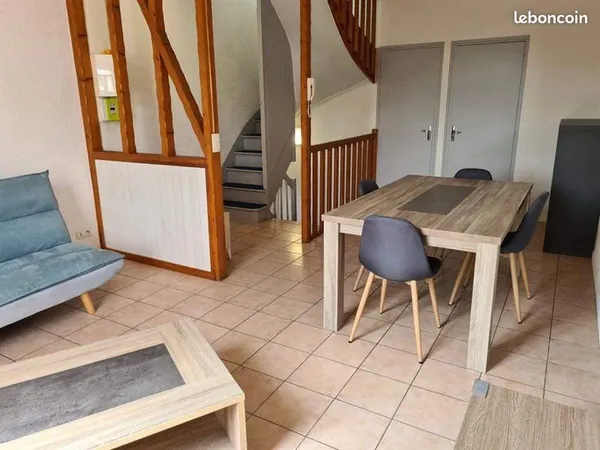 Location T2 duplex meublé