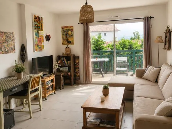 Appartement T2, 1 chambre 42m2