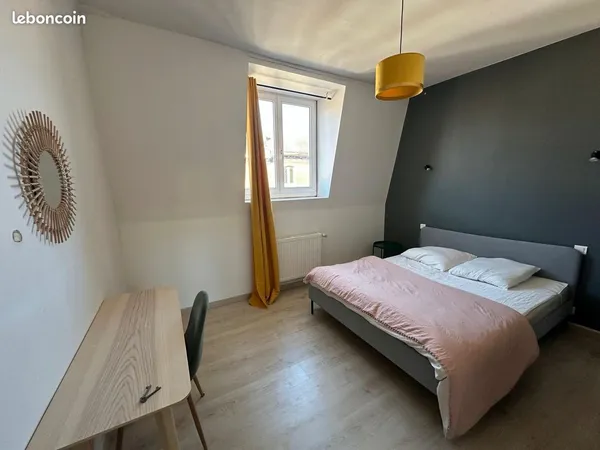 Chambre colocation rénovée proche métro