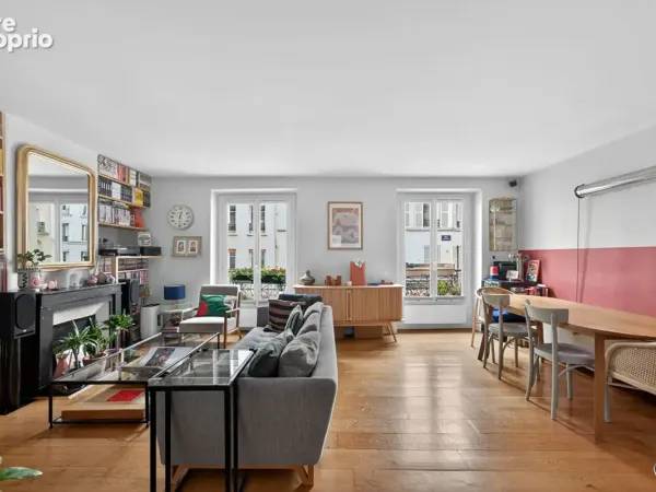 Appartement Paris 3p, 62,13m²