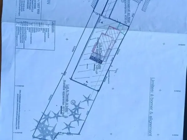 Terrain non viabilisé proche commodités à bâtir de 600 m2