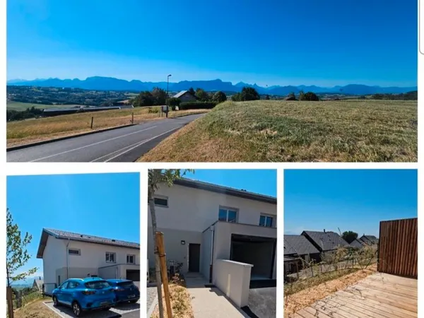 Maison neuve avec vue imprenable sur les montagnes