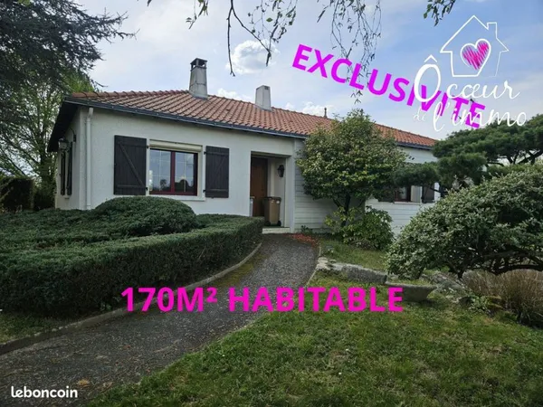 Pavillon 7 pièces 170 m²