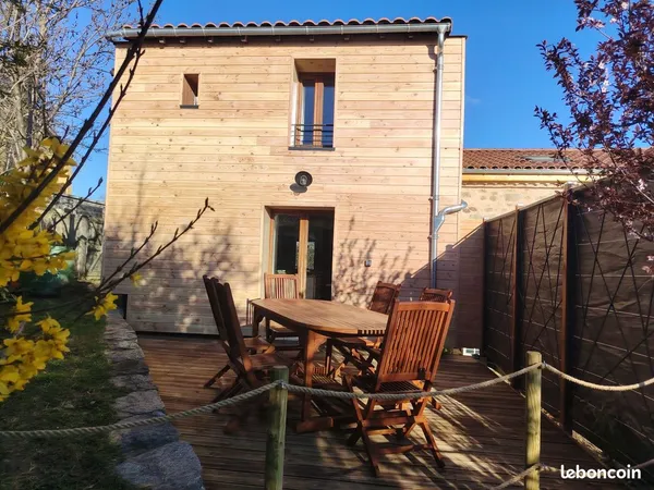 Maison meublée 3 chambres, 90 m², bail mobilité uniquement