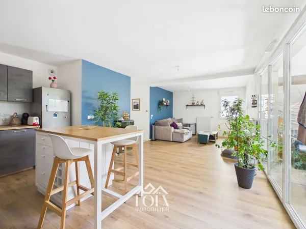 Superbe T3 aux volumes généreux avec jardin