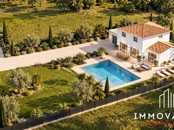 VILLA 4 CHAMBRES TERRAIN 1200m²
