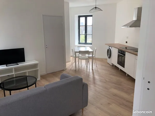 Appartement T2 - 40m2 - Dans petit immeuble restauré à neuf - Meublé - Centre-ville historique de St