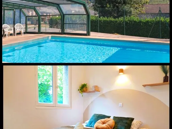 T2 clé en main - Rénové, meublé, vue montagne & piscine