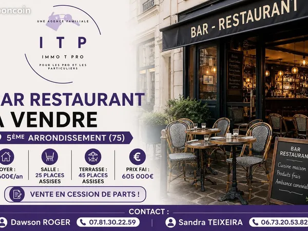 Bar, restaurant 50 m² Paris