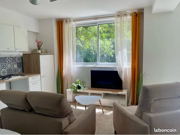 Grand studio meublée, électricité incluse