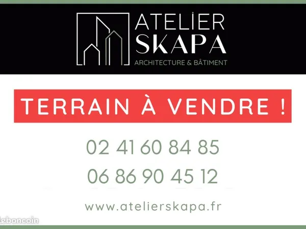 Terrain 554 m² Chalonnes Sur Loire