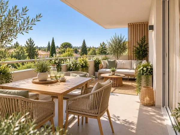 DERNIER ETAGE T3 de 55M² avec TERRASSE de 9m² PLEIN SUD