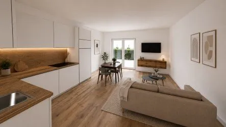 Appartement T2 avec terrasses, jardin et parking à Pau