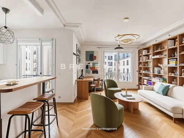 Appartement 2 pièces 54 m²