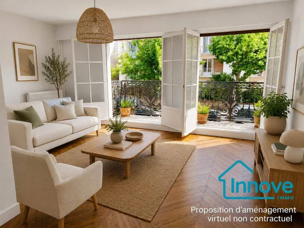 Appartement 2 pièces 59 m²