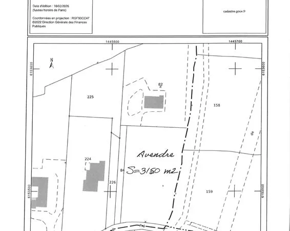 Terrain 3150 m2