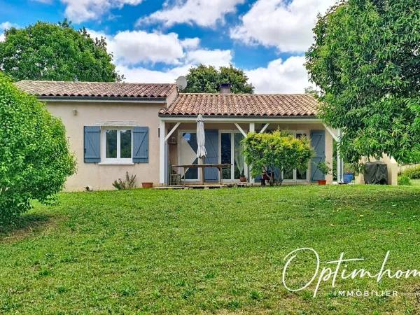 Plain-pied 3 chambres avec jardin clos au calme