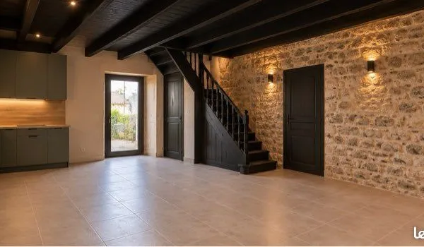 Maison 50m2 T2 duplex avec jardin