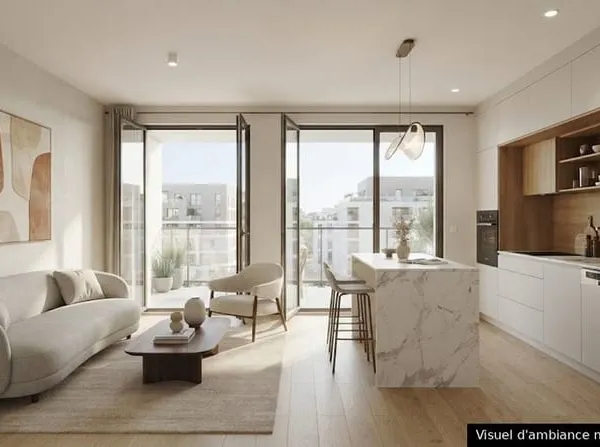 Premier Achat Idéal pour ce Charmant T2 de 46 m² avec Grande Loggia  Vaulx-en-Velin