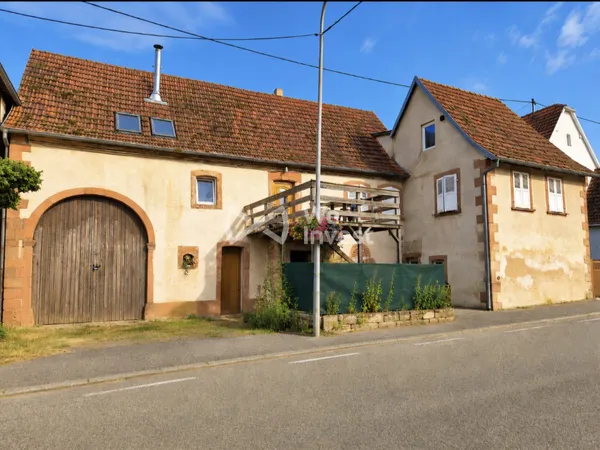 Maison de caractère avec appartement indépendant loué