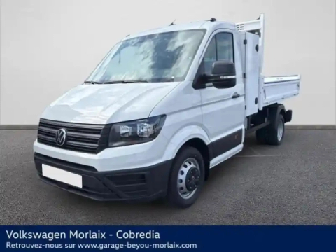 Volkswagen Crafter benne 50 (détaré 3,5 t) l3 2.0 tdi 163ch business propulsion rj + benne coffre gruau