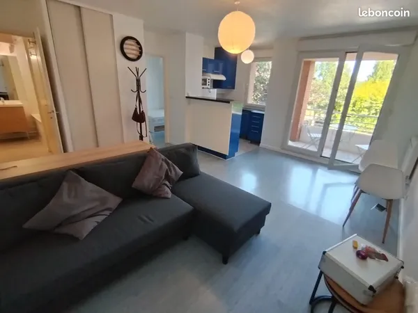 Toulouse Route de Seysses - Bel appartement T2 Meublé avec Balcon & Parking