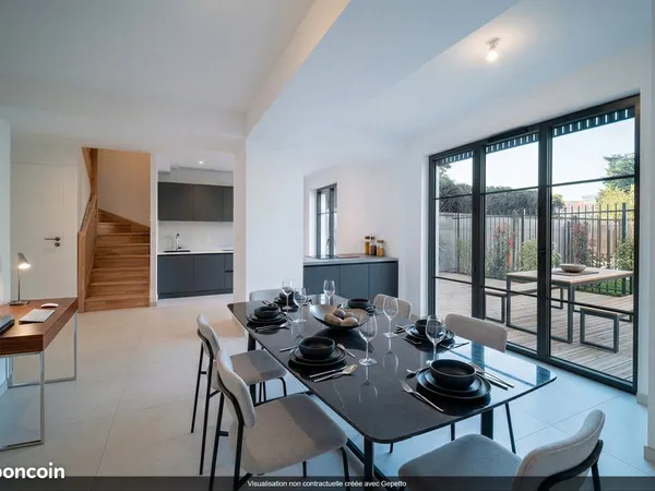 Lyon MONTCHAT - Maison rénovée à neuf 5 pièces · 120 m² · Terrasse · Garage - Cave
