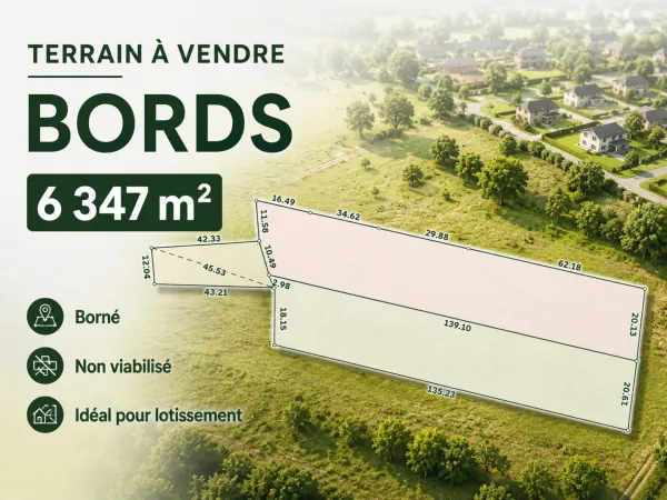 Terrain 6347 m²