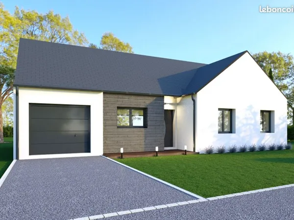 Projet de construction d'une maison 100.61 m² avec terrain à SAINT-NICOLAS-DE-REDON (44)