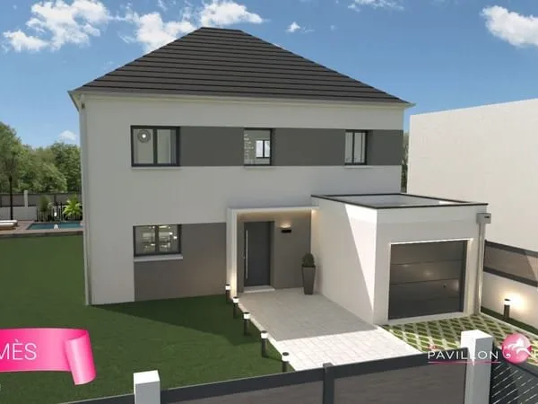 Projet de construction d'une maison 96 m² avec terrain à MANTES-LA-VILLE (78)