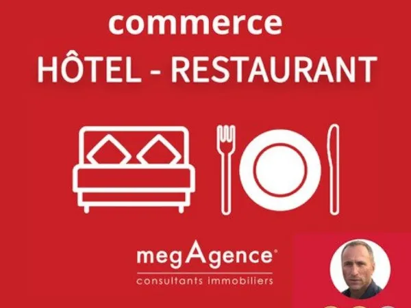 Mur + Fonds de commerce : Hôtel Restaurant à ARAGO
