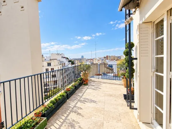 PARIS 18eme - Butte Montmartre - 118 m2 - Terrasse