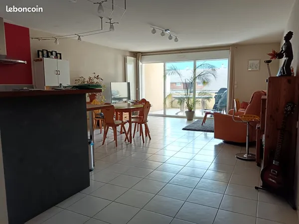 Appartement 3 pièces 71.3 m² avec garage 30 m² + cellier