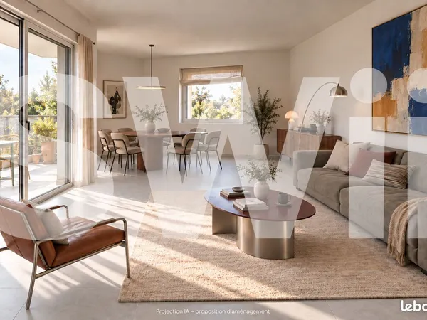Grand T3 de 86 m² avec terrasse de 20 m² - Aix-en-Provence Centre