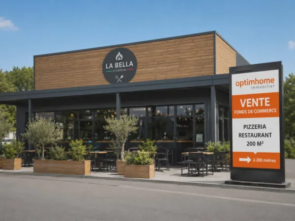 Fonds de commerce - PIZZERIA - RESTAURANT - EMPLACEMENT STRATÉGIQUE - ÉTABLISSEMENT CLÉ EN MAIN - Pr