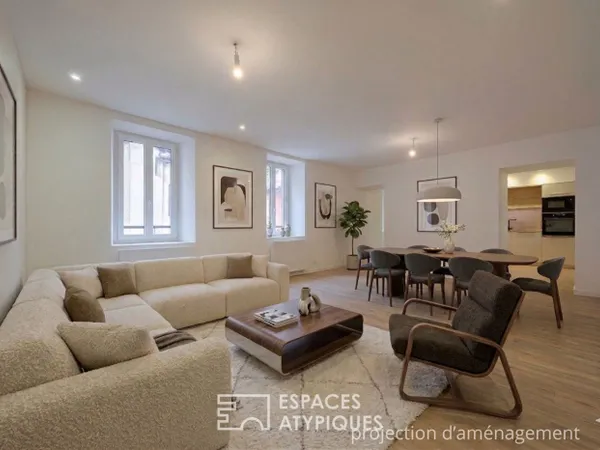 Duplex contemporain alliant charme et tranquillité