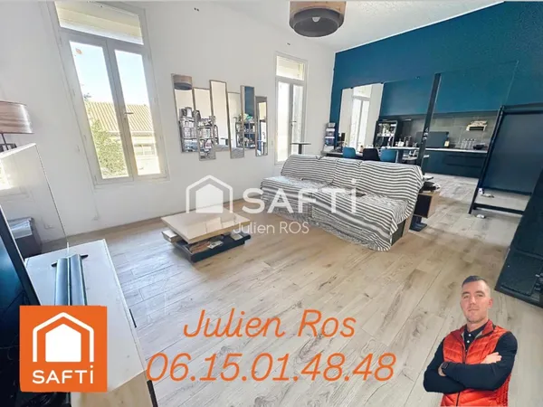Appartement de caractère de 148 m² - Entièrement rénové - DPE B - 2 parkings