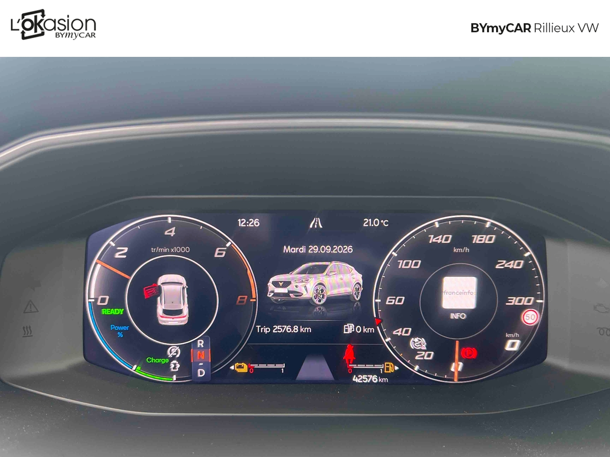 Cupra Formentor 1.4 e-HYBRID 204 ch DSG6 — photo 17