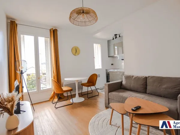 Joli 2 pièces de 34,36m2 meublé à Courbevoie Marceau