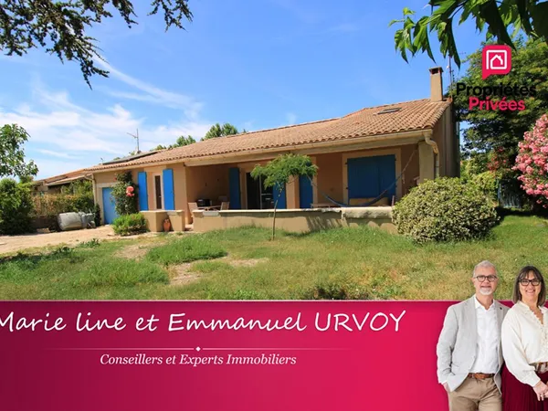 A VENDRE - GRAVESON: Maison de plain-pied avec garage et jardin