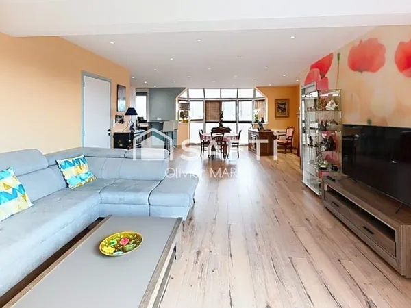 Appartement 113 m², 3 chs, garage, centre ville Flers