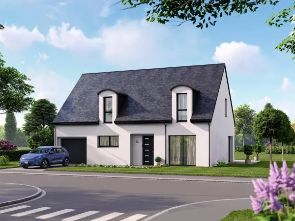 Terrain + maison 126 m²