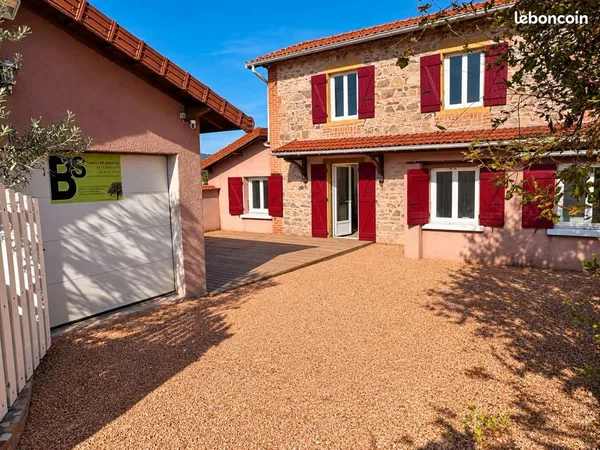 Maison avec garage
