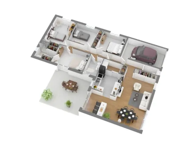 Maison neuve 5 pièces 110 m²