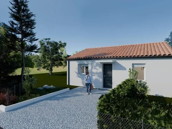 Projet de construction d'une maison neuve à L'Aiguillon sur vie